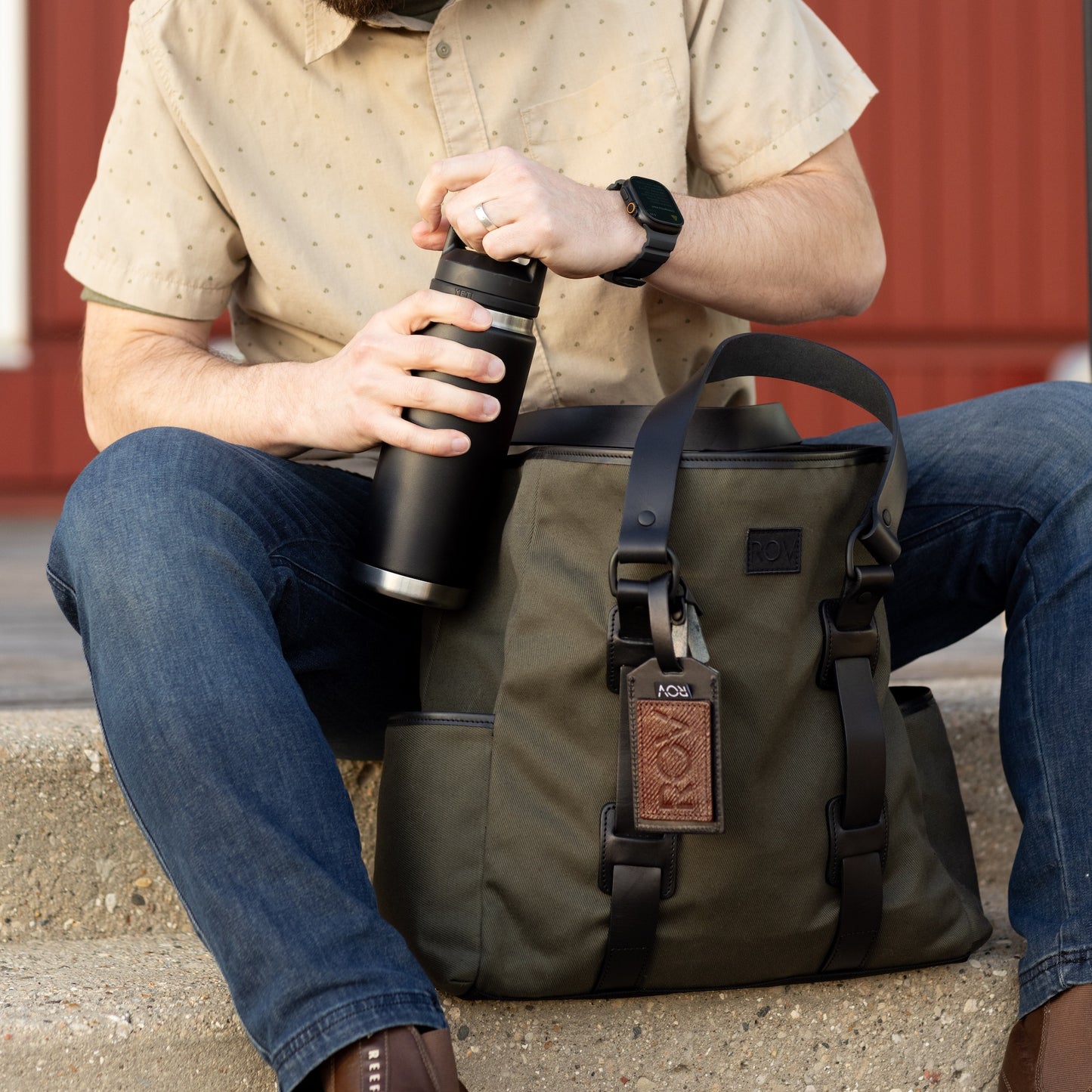 The Squire - Hunter Green Rugged Twill