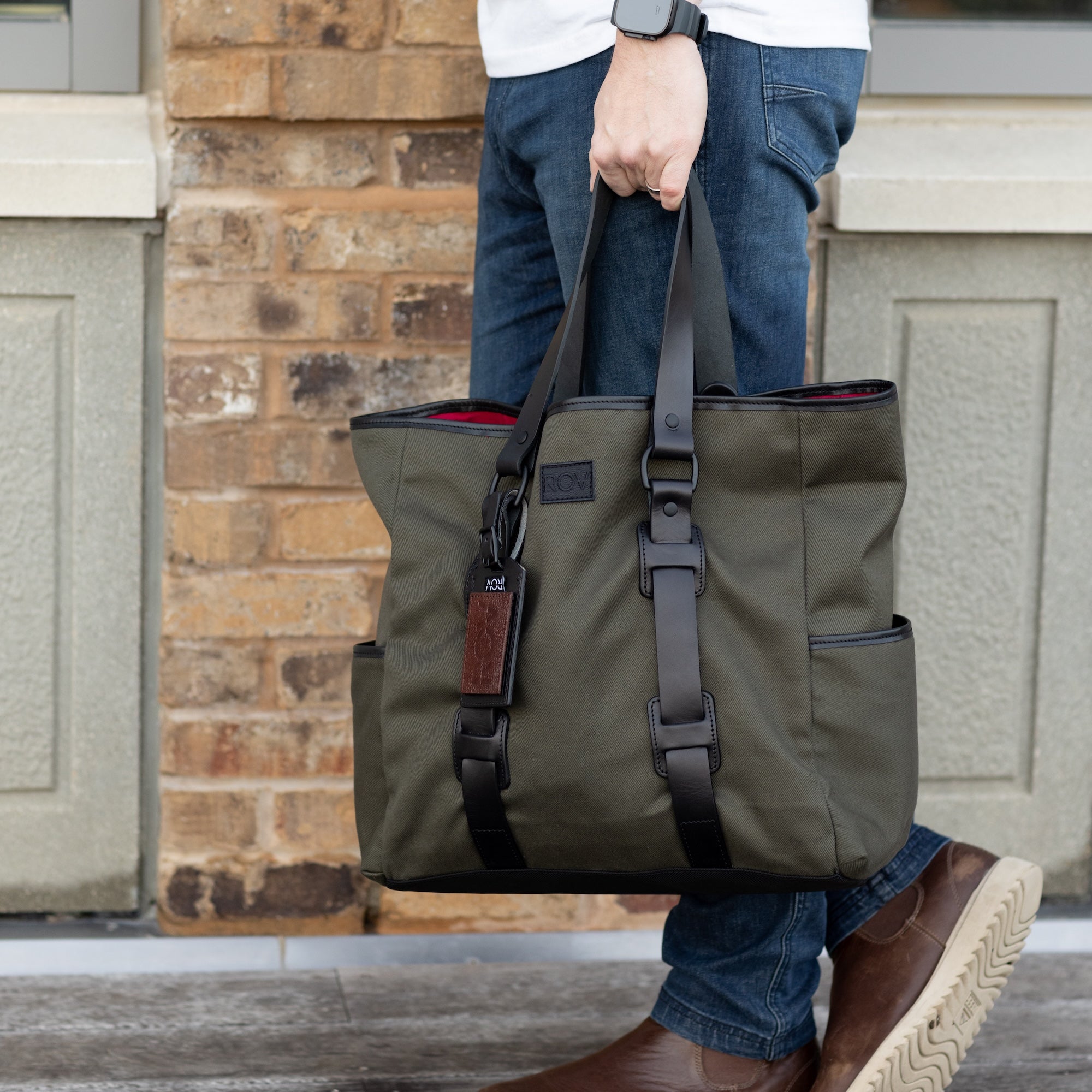 The Squire - Hunter Green Rugged Twill