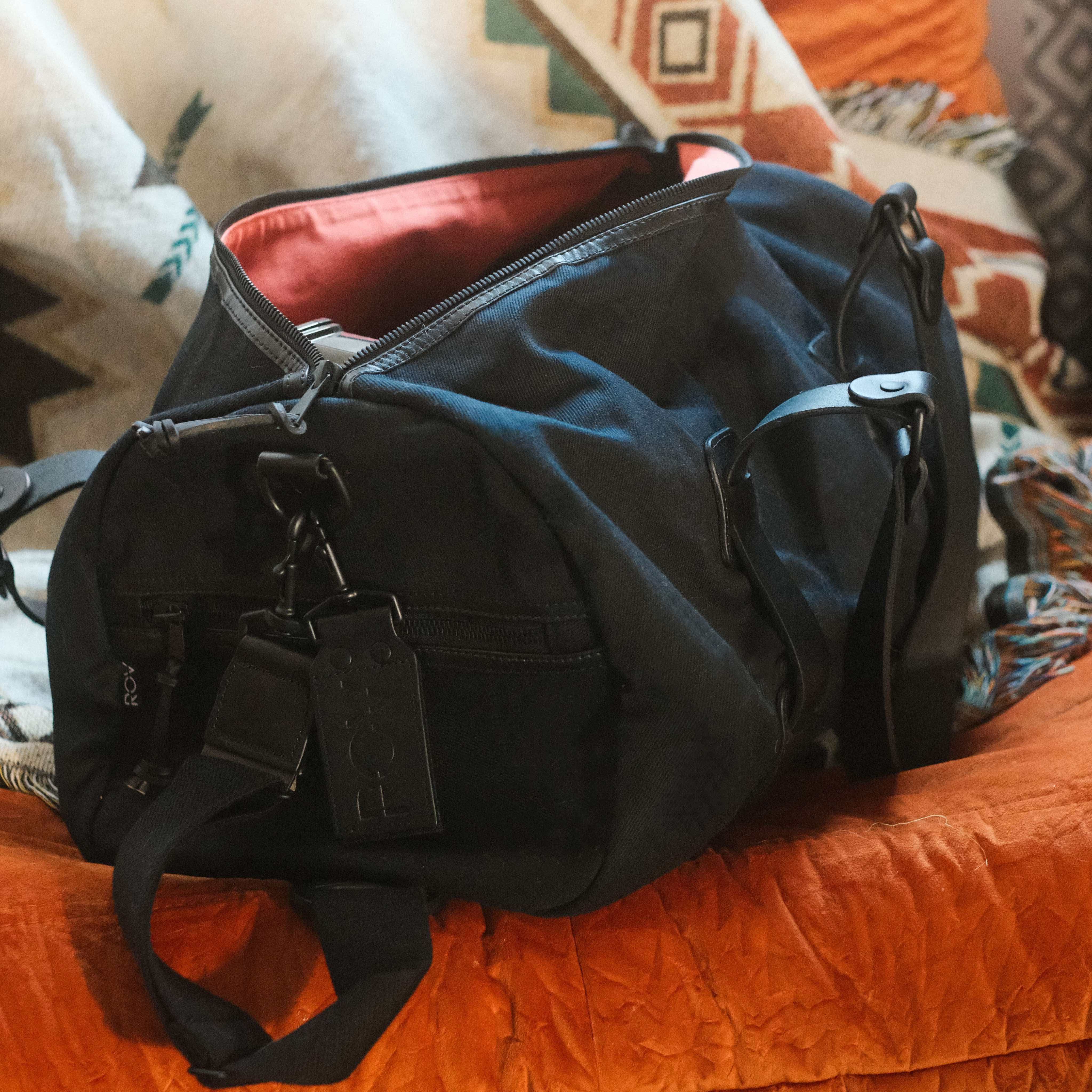 The Duke - Black Rugged Twill