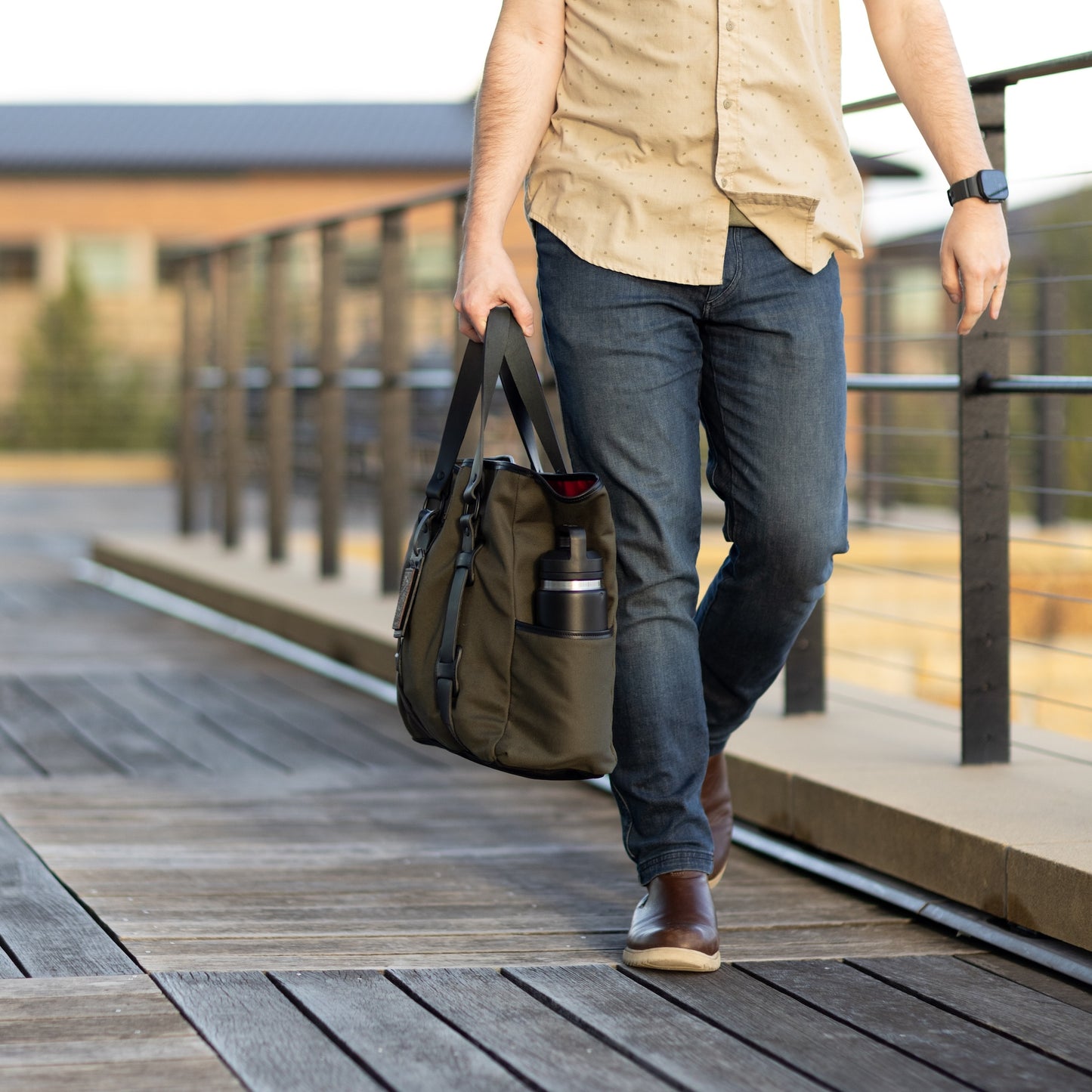 The Squire - Hunter Green Rugged Twill