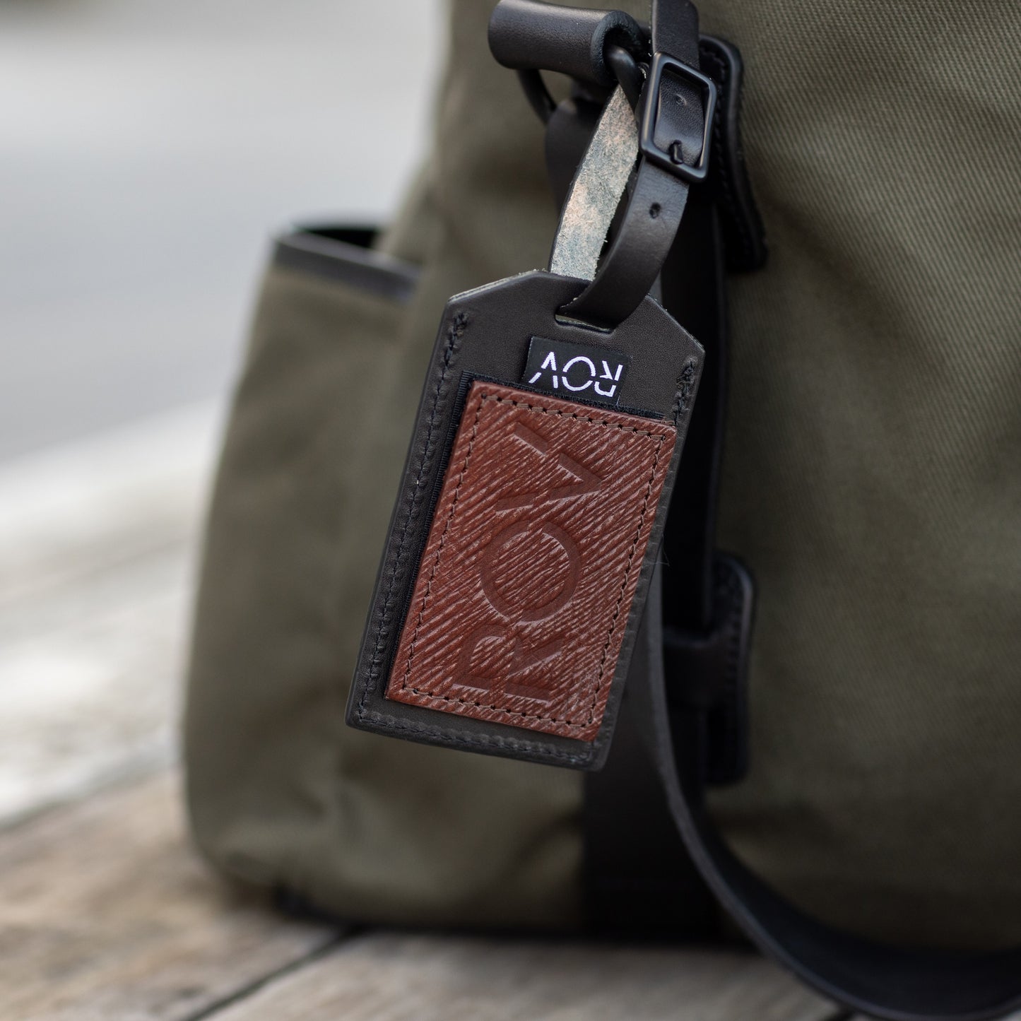 ROV Bridle Leather Luggage Tag