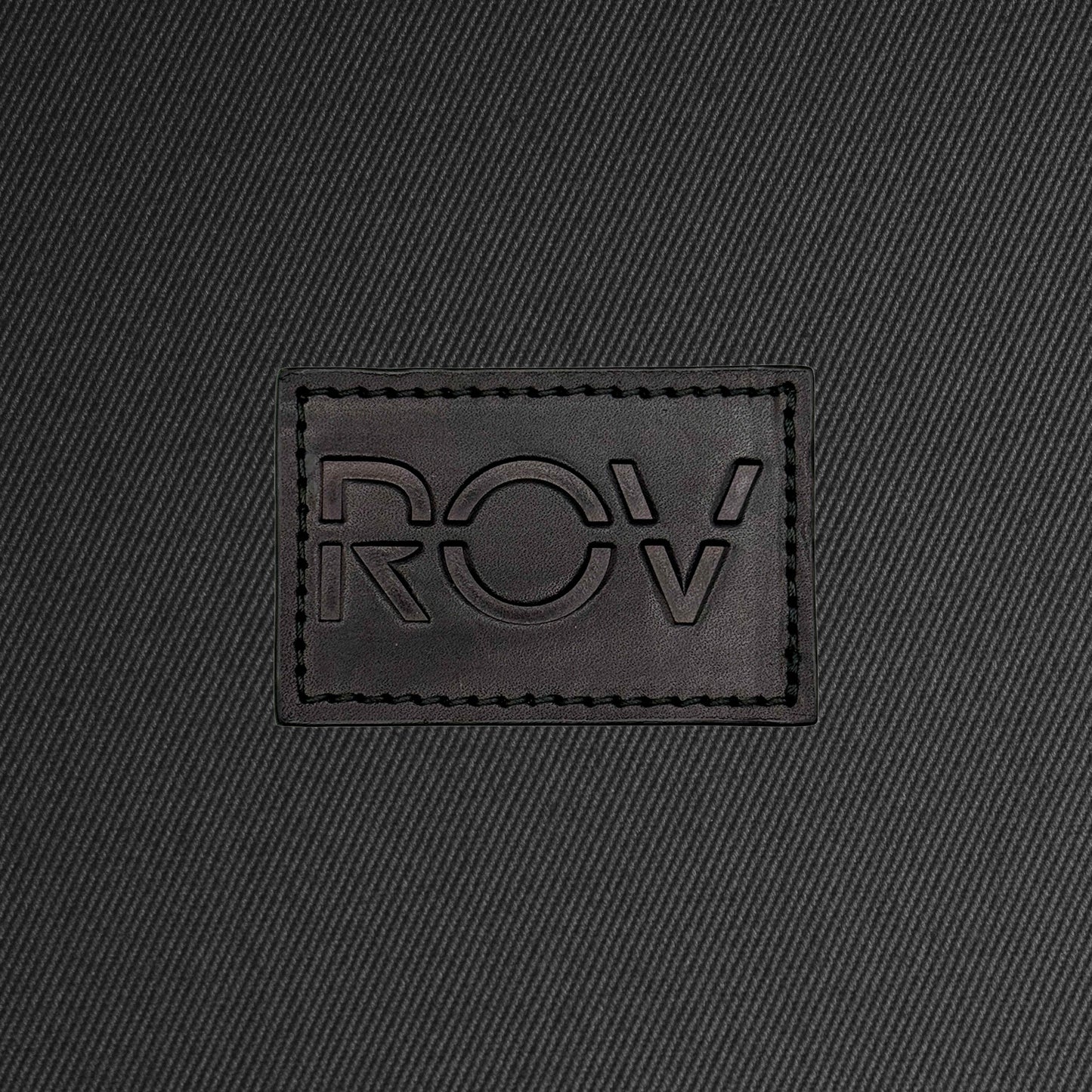 ROV Leather Stamped Patch - Black