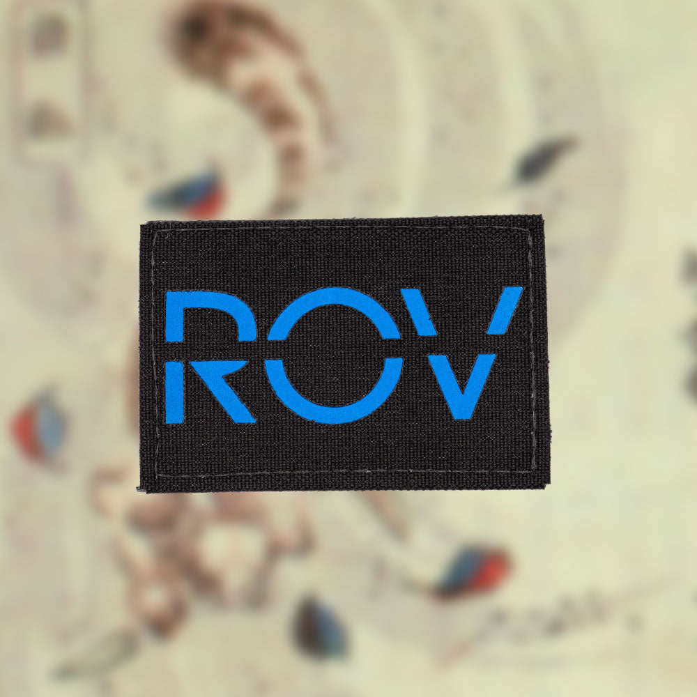 ROV Blue Fire Laser Cut Patch – ROV GEAR
