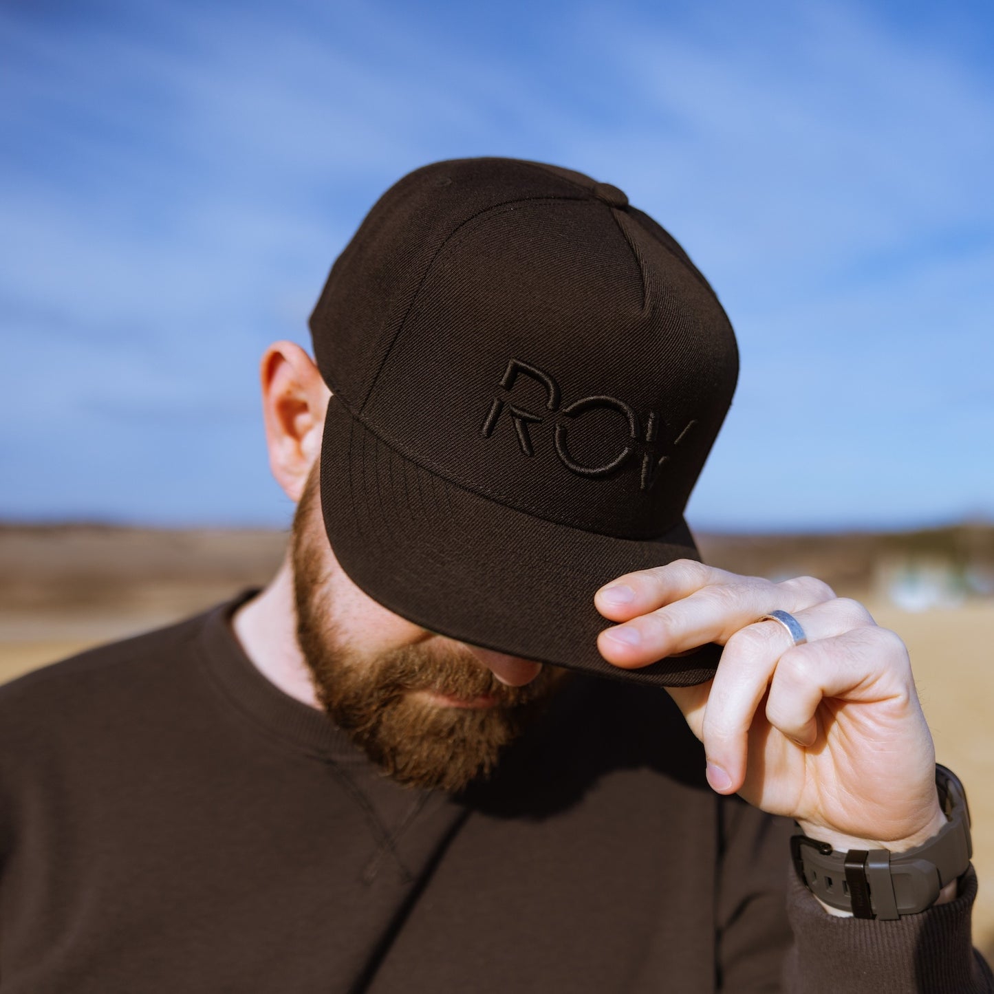 ROV Snapback - Black/Black